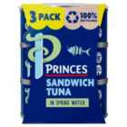 Princes Sandwich Tuna In Spring Water (3x140g) 3 x 102g
