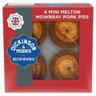 Dickinson & Morris 4 Mini Melton Mowbray Pork Pies, 200g