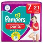 Pampers Premium Protection Nappy Pants Size 7, 21 Nappies Essential Pack 21 per pack