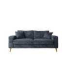 Out & Out Original Slouchy 3 Seater Sofa - Madrid Charcoal