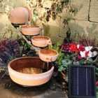 Tranquility Compact Teracotta Traditional Solar Water Feature