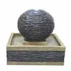 Tranquility Compact Earth Stone Solar Powered Water Feature