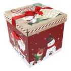 Square Shape Flat Pack Christmas Delivery Box