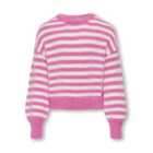KIDS ONLY Pink Stripe Fluffy Knit Crew Neck Jumper