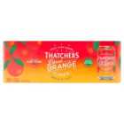 Thatchers Blood Orange Fruit Cider (ABV 4%) 10 x 330ml