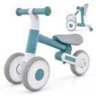 Costway Baby Balance Bike 4 Wheels Toddler First Bike No Pedal Infant Baby Walker Riding Toys