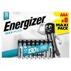 Energizer Max Plus AAA Batteries, 8s