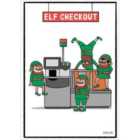 Steve Nelson Elf Checkout Christmas Card