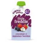 Little Freddie Organic Velvety Coconut & Summer Berries 100g