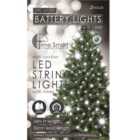 240 White LED Battery Operated Christmas Lights with Timer