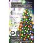 240 Multi-Coloured LED Battery Operated Christmas Lights with Timer