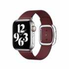 Apple Official Watch Modern Buckle Leather Band 40mm - Garne (Open Box)