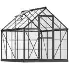 Palram Canopia Harmony Grey Polycarbonate 6 x 8ft Greenhouse