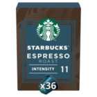 Starbucks By Nespresso Dark Espresso Roast Coffee 36 Pods 202g