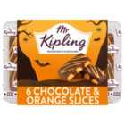Mr Kipling Halloween Chocolate And Orange Cake Slices 6 per pack