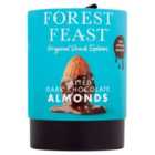 Forest Feast Salted Dark Chocolate Almonds Gift Tube 140g