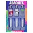 Absolut Trio Flavours and Glass