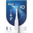 Oral-B iO Series 4 White Rechargeable Toothbrush Operated Electric Toothbrush With Travel Case