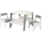 Liberty House Toys Kids Table and Chairs with Bookshelves