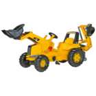 Robbie Toys JCB Yellow and Black Tractor with Frontloader and Excavator