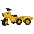 Robbie Toys CAT Yellow and Black Trio Tractor with ESW and Trailer