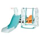 Kids 3in1 Swing and Slide Set Activity Centre with Basketball Hoop