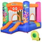 Outsunny Kids Inflatable Bouncy Castle