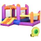 Outsunny Kids Bouncy Castle with Inflator