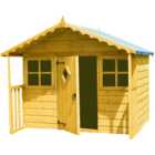 Shire Single Door Cubby Playhouse Shed with Windows