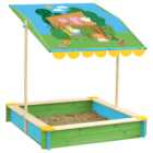 Peppa Pig Sandpit with Sun Roof