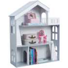Liberty House Toys Kids Grey Dolls House Bookcase