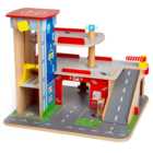 Bigjigs Toys Kids Park and Play Toy Garage