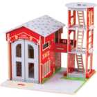 Bigjigs Toys City Fire Station Playset