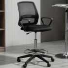 Portland Black Mesh Swivel Tall Back Office Chair