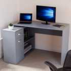 Vida Designs Longton Adjustable Desk Grey