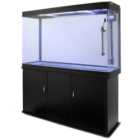 Monster Shop Black Aquarium Fish Tank and Cabinet