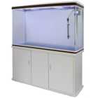 Monster Shop White Fish Tank and Natural Gravel