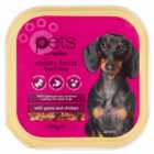 Wilko Game and Chicken Dog Food Tray 150g
