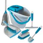 Charles Bentley Brights Blue Cleaning Set 7 Piece