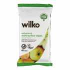 Wilko Plastic Free Antibacterial Apple And Apricot Surface Wipes 40 Pack