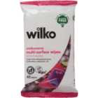 Wilko Fuchsia and Acai Berry Antibacterial Multi-surface Wipes 40 Pack
