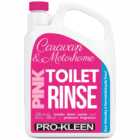 Pro-Kleen Caravan & Motorhome Pink Toilet Rinse 2L