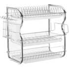 Living and Home 3 Tier White Dish Rack