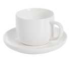 Wilko Cup and Saucer White 220ml