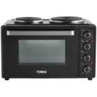 Tower T14044 Black Mini Oven with Hot Plates 32L