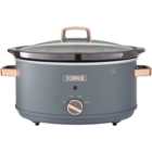 Tower T16043GRY Cavaletto Grey and Rose Gold Slow Cooker 6.5L