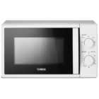 Tower T24034WHT White 20L Manual Microwave 700W