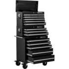 Hilka Professional 17 Drawer Tool Chest and Cabinet Set