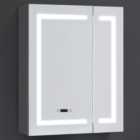 Living and Home Large Small Door Design LED Mirror Bathroom Cabinet