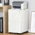 Vinsetto White Home Filing Cabinet